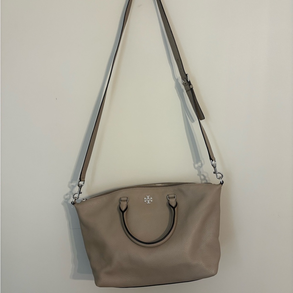 Tory Burch Frida Gray Satchel Crossbody Bag